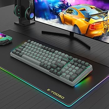 Amazon | e元素ゲーミングキーボードZ-99 シルバーウッド軸